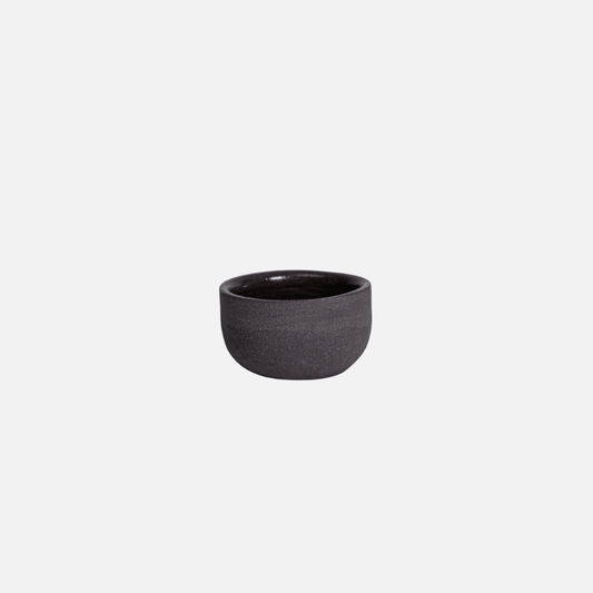 KUMO Espressotasse Grau Schwarz handgemachte Keramik Mura Mura für Espresso