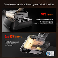 F25 GT 180° flach absenkbar reinigt unter Sofa und Möbeln