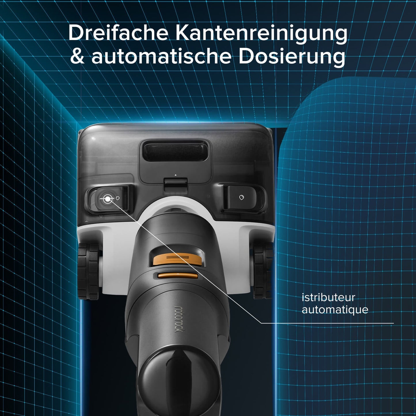 Roborock F25 XT Lifestyle Wohnküche Hartboden saugt und wischt