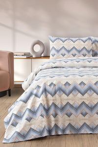 HELDENA LOVELY Bettwäsche-Set Blau 200×220 cm im Schlafzimmer