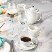 Wilmax Champagnerflöte 300 ml 2er-Set Transparent – Crystalline – Anwendungs- oder Detailansicht; Lieferumfang: 2 Stück