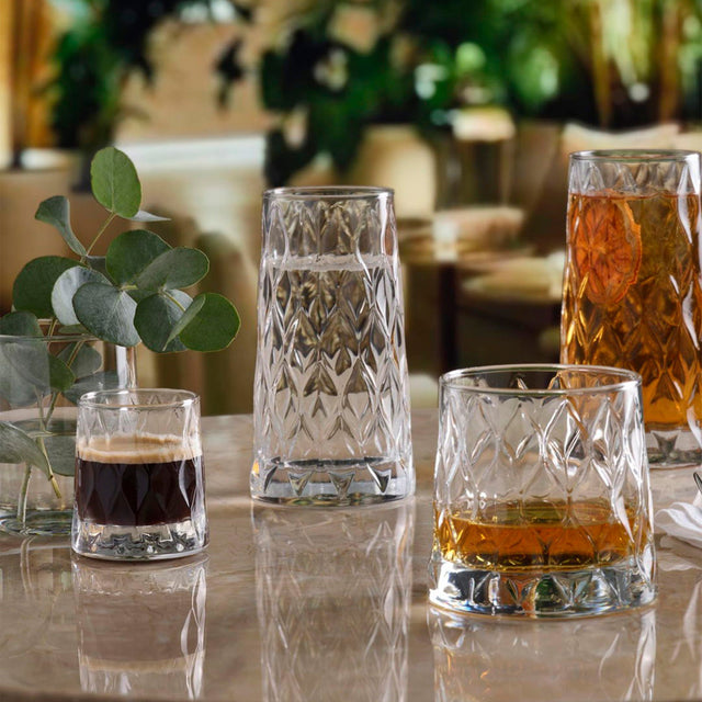 HELDENA Leafy Gläser-Set – Produktansicht aus Klarglas