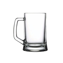 Einzelner transparenter Bierkrug 660 ml mit stabilem Henkel von Pasabahce