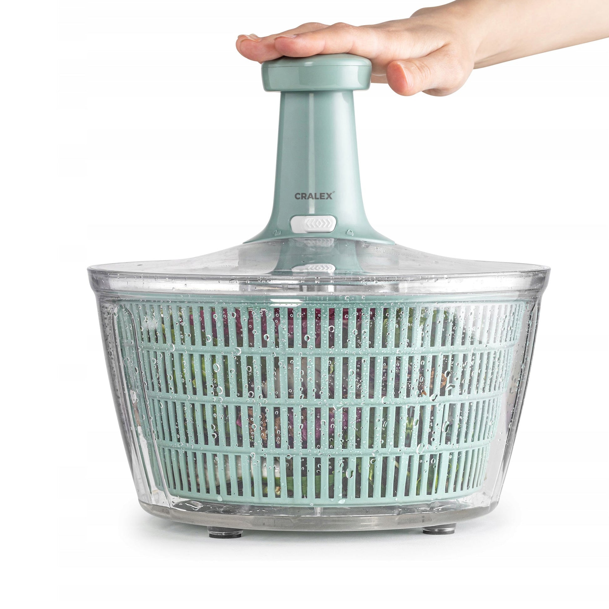 CRALEX Verdera Salatschleuder 5 Liter für Salat und Kräuter