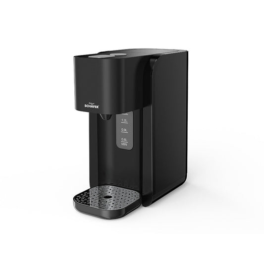 Schaefer Heisswasserspender 1.5 L Schwarz fuer sofortiges heisses Wasser