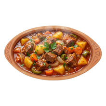 Glasierte Terrakotta Ofenform für Güveç Auflauf und mediterrane Küche
