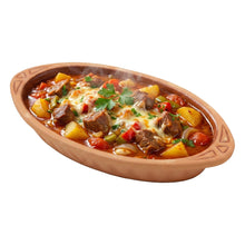 HELDENA Terrakotta Auflaufform 600 ml für einzelne Portionen