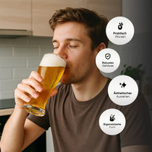 LAV Brotto Bierglas 565 ml Detailansicht stabile Form für Bier und Craft Beer