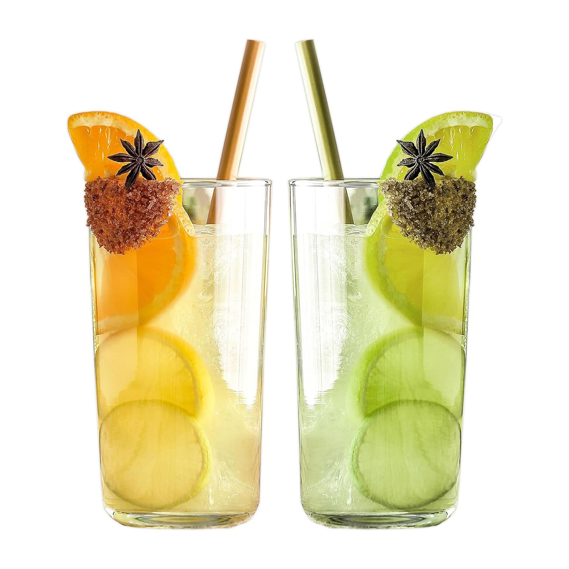 LAV Assos Gläser Set 6 Stück 490 ml für Longdrinks Cocktails und Erfrischungen