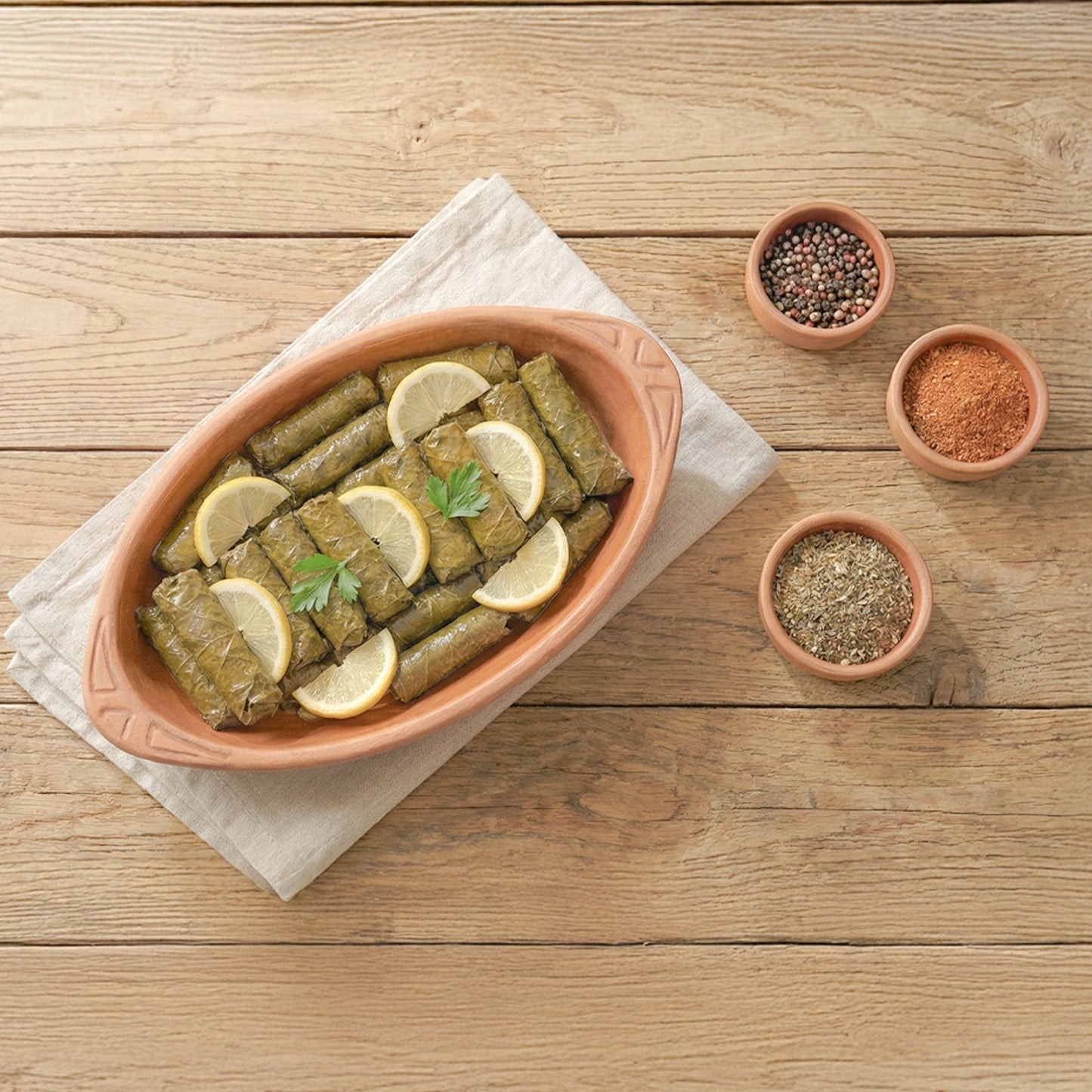 HELDENA Terrakotta Auflaufform 600 ml – Glasiert für Güveç & Auflauf