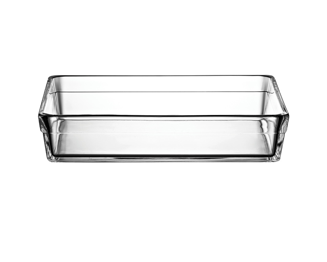 HELDENA Glas-Auflaufform rechteckig 2500 ml, 28,7 × 19,7 cm