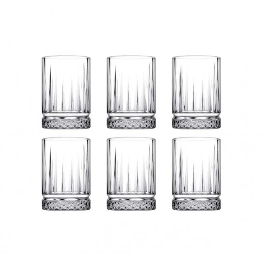 HELDENA Elysia Mokkagläser aus Glas, 60 ml, 6er Set