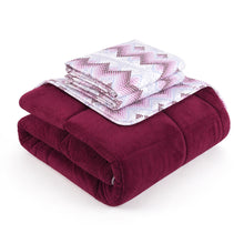 HELDENA Wellsoft Bettdecke Bordeaux – Hauptansicht