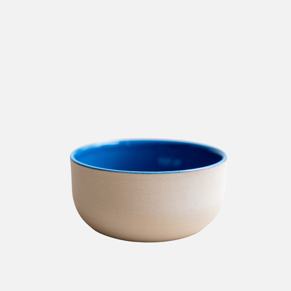 KUMO Cappuccino Tasse Blau – handgemachte Keramik für Cappuccino und Flat White