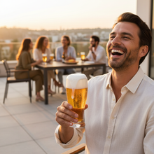LAV Brotto Biergläser 6er Set für moderne Tischkultur und Feiern