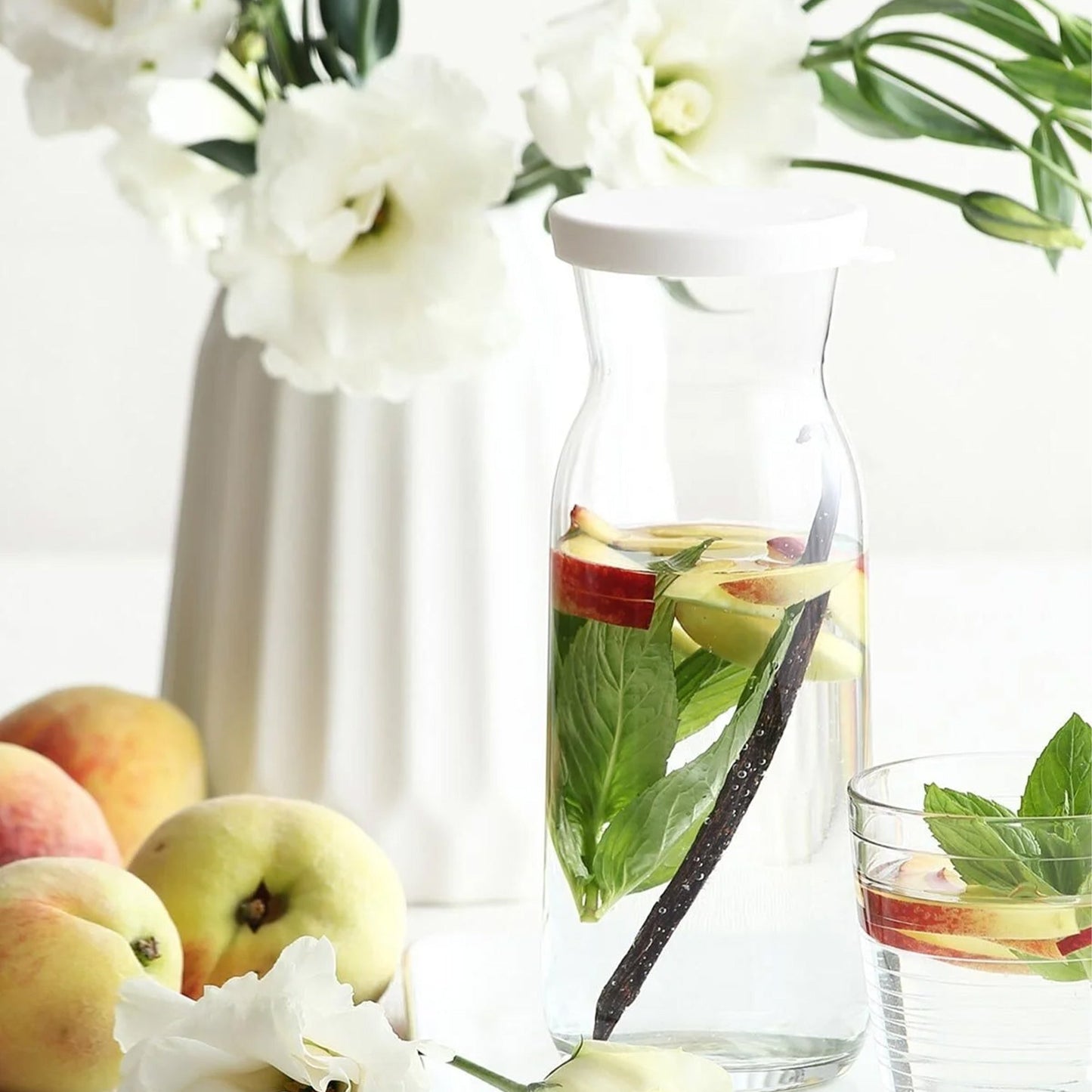 Glaskaraffe transparent 700 ml für moderne Haushalte und Familie