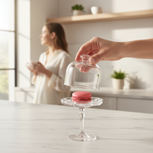 HELDENA Mini Patisserie Ø 11 cm – Servierplatte mit Haube