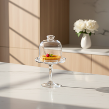 HELDENA Mini Patisserie Ø 11 cm – Servierplatte mit Haube