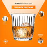 HELDENA Joy Whiskygläser 280 ml – 4er Set aus Glas