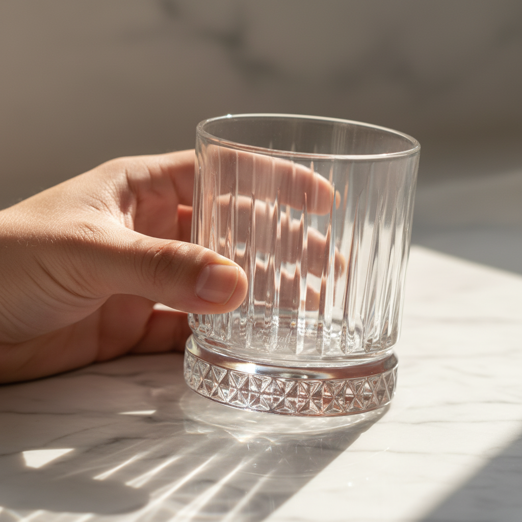 Elysia Whiskygläser Set 4 Stück transparent für Bourbon Longdrink und Wasser
