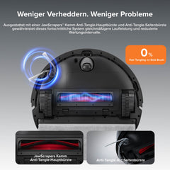 Q10 X5 LiDAR-Raumkarte auf Smartphone App Zonenreinigung No-Go-Zonen