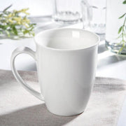 Wilmax Tasse 380 ml 2er-Set Weiß Porzellan – Anwendungs- oder Detailansicht; Lieferumfang: 2 Stück