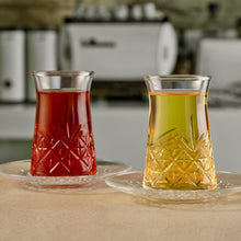 Pasabahce Timeless Teeglas 160 ml Facettenschliff für türkischen Tee