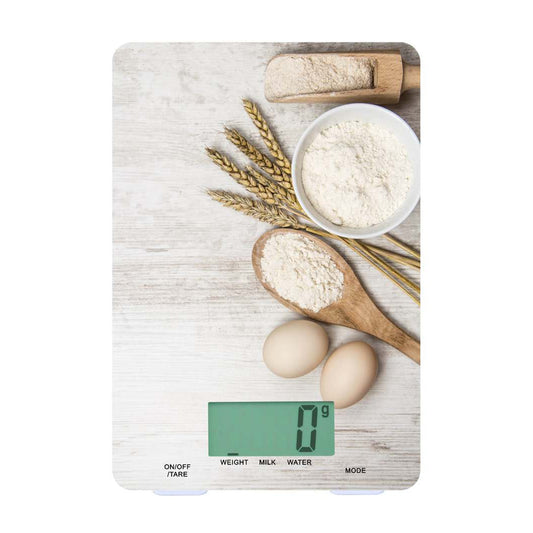 Schaefer Kuechenwaage Design bis 5 kg 1 g Teilung fuer Backen und Kochen