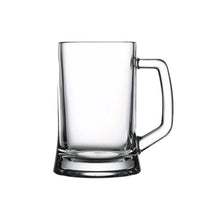 Pasabahce Pub Bierkrug 660 ml einzeln mit transparenter Glasstruktur