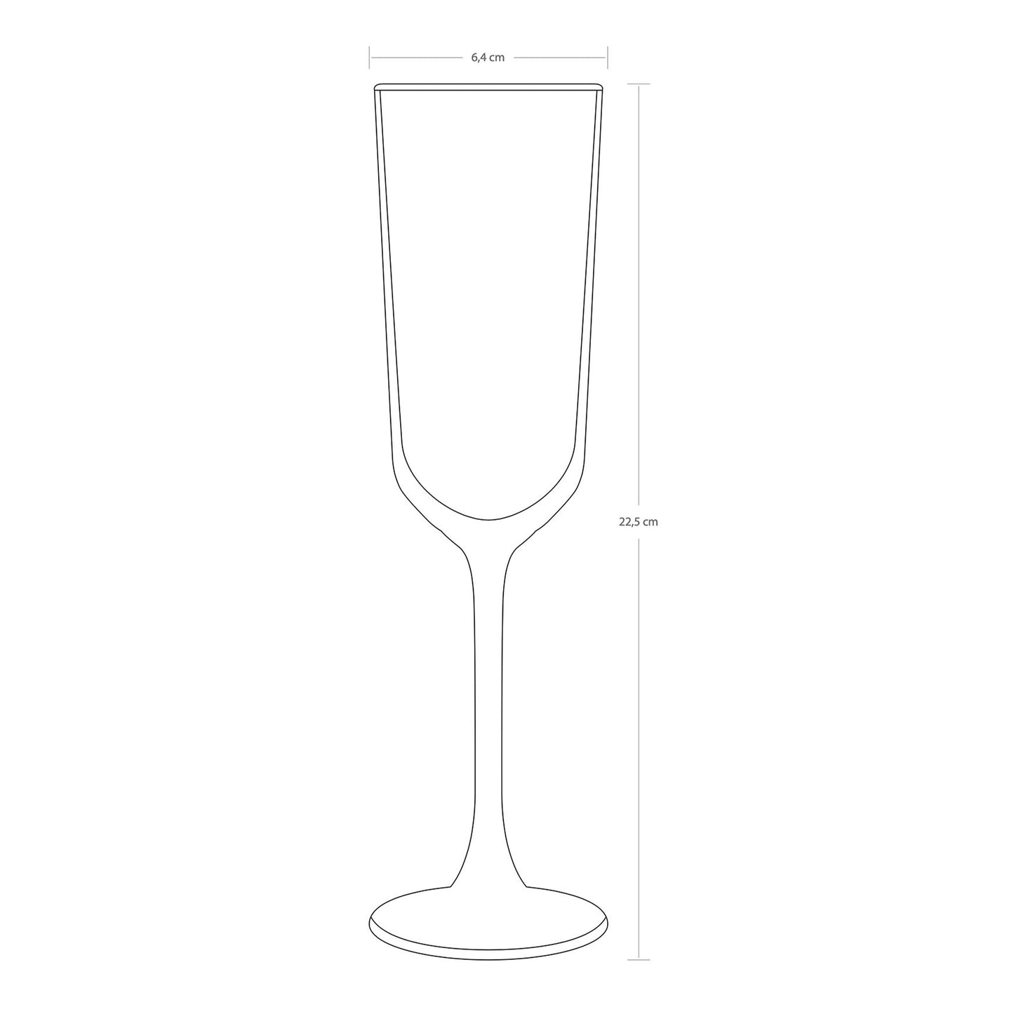 Elegante Champagner Flöten für Sekt Prosecco Feiern und stilvolle Getränkeservierung