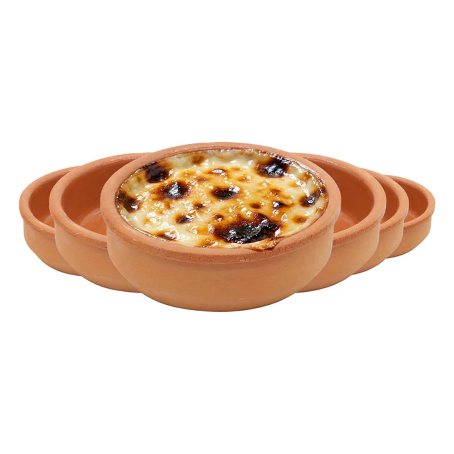 HELDENA Terrakotta Schalen 6er Set 250 ml – Glasiert für Tapas & Beilagen