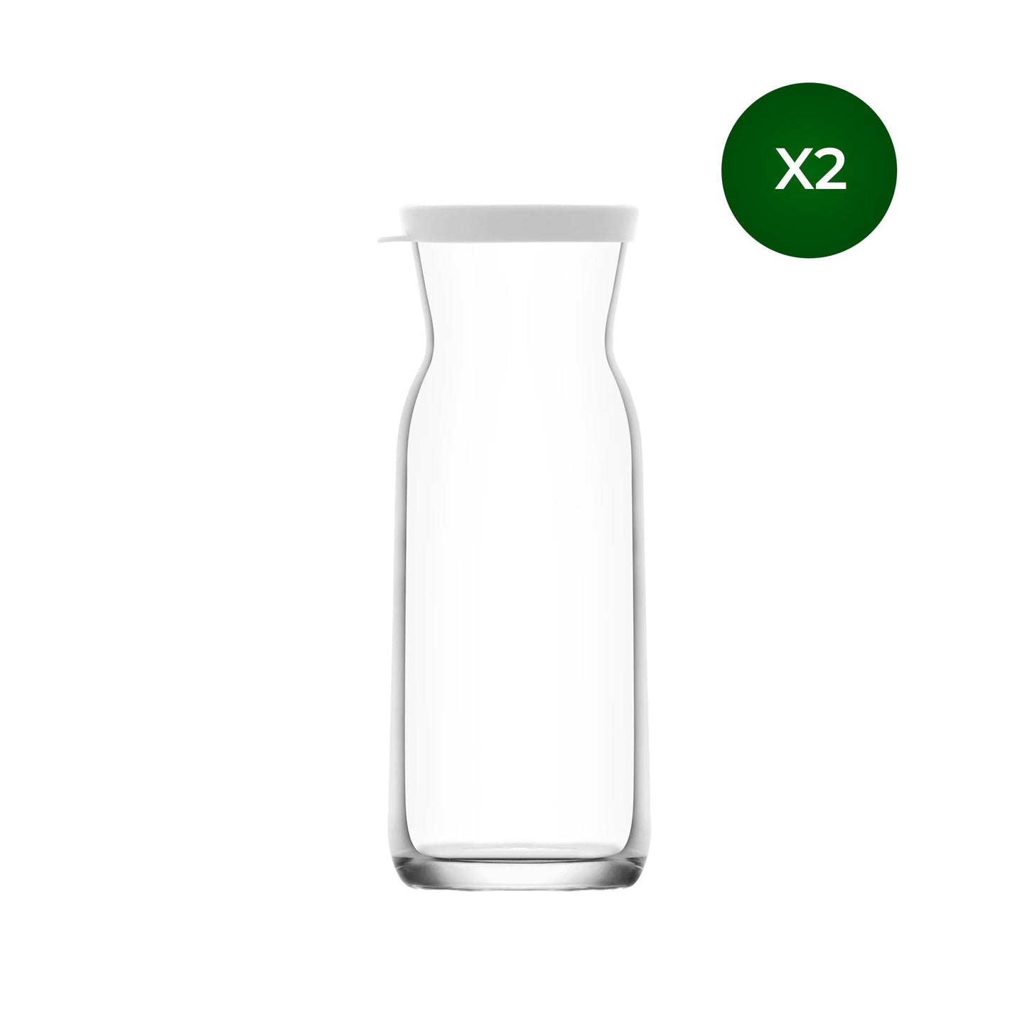 Wasserkaraffe aus Glas für Frühstückstisch Dinner und Familienessen